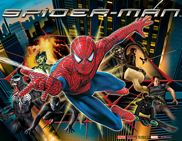 Spider-Man Backglass