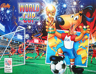World Cup Soccer Backglass