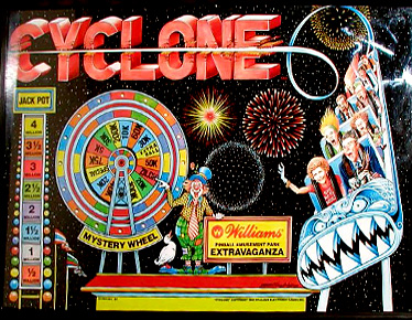 Cyclone Backglass