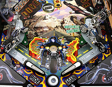 Harley Davidson Lower Playfield
