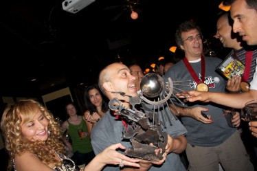 The Mutants receive their trophy