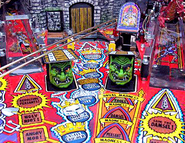 Midieval Madness Playfield Detail