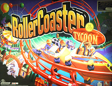 Roller Coaster Tycoon Backglass